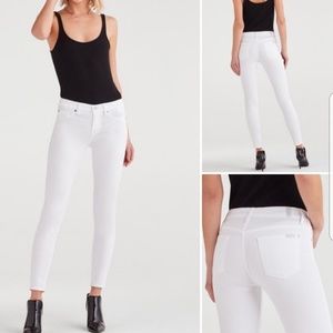 7 For All Mankind Roxanne Flood Skinny Intact Hem